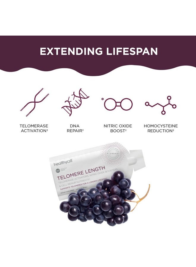 Healthycell Telomere Length Liquid Gel Anti Aging Supplement For Lengthening Telomeres Dna Repair Cell Health Stem Cell Support Clinically Proven Ingredient Ac11 Gel - Image 3