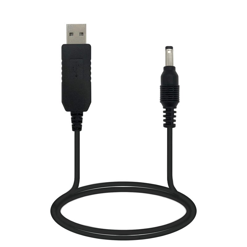 PDEEY USB Charger Cord Replacement for Alexa Echo Dot 3rd Gen, Dot 5th Generation, Dot 4th Gen Charger,(NOT for Echo 4th Gen) - 5V to 12V Set Up Charging Cable 3 FT - Image 1
