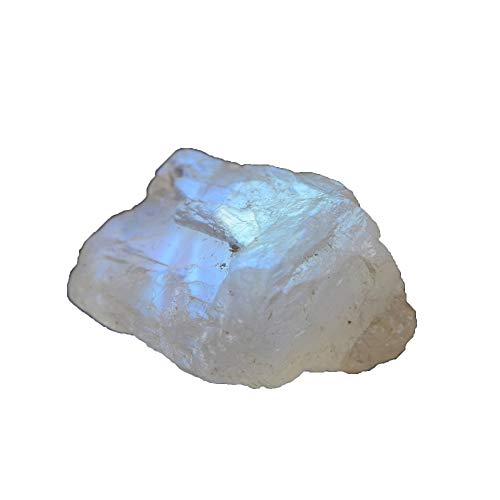 GEMHUB Untreated Raw Rough Moonstone 9.50 Ct. Certified Uncut Healing Crystal Natural Rainbow Moonstone Gemstone - Image 4