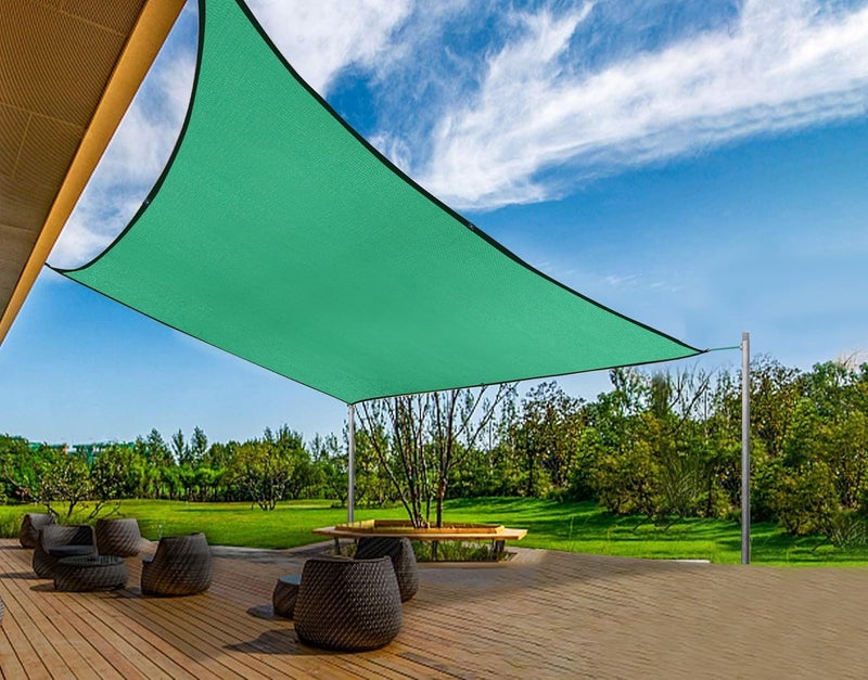 shalimar شبكة ظل متعددة الاستخدامات / شبكة زراعية / شبكة خضراء - 75% (لون أخضر) (10 قدم × 15 قدم) - Image 1