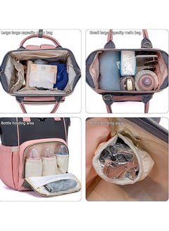 Gonice Mummy Bag Backpack, Diaper Bag Tote, Bottle bag,Large Unisex Baby Bags with Changing Pad  - Image 4