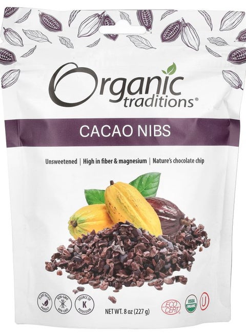 Cacao Nibs Unsweetened 8 Oz 227 G