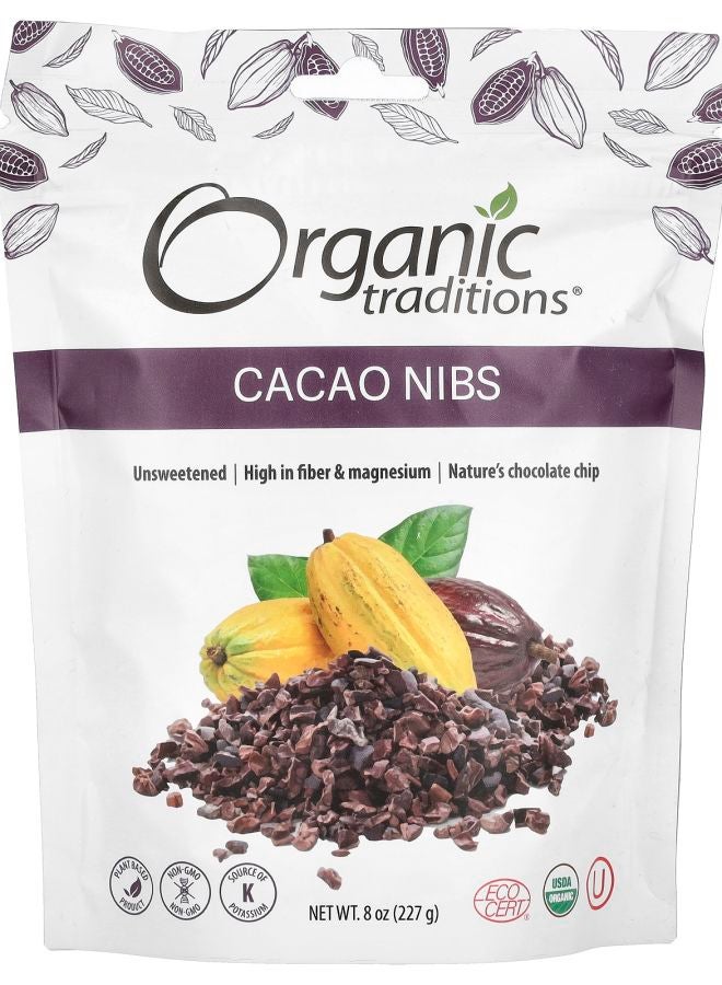 Cacao Nibs Unsweetened 8 Oz 227 G