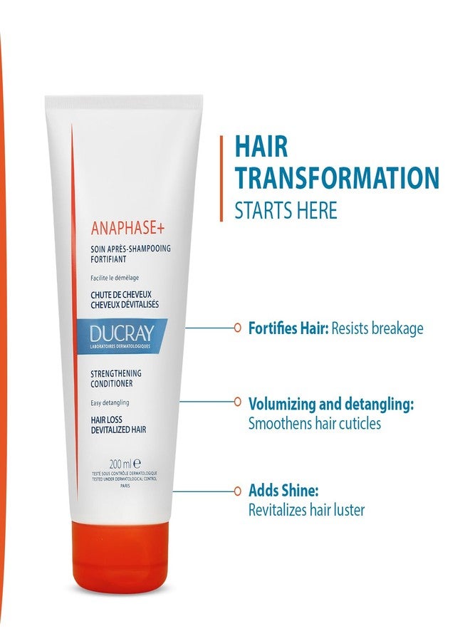 DUCRAY Anaphase+ Strengthening Conditioner 200ML I PROTECTS and STRENGHTENS the hair I ALLOWS for easier detangling without weighing the hair down| RESPECTS the hair, including coloured hair - Image 2