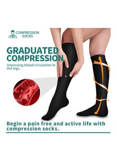 XICEN 3 Pack Medical Compression Socks-Compression Socks For Women and Men Circulation -Best for Running,Nursing,Athletic  - Image 5