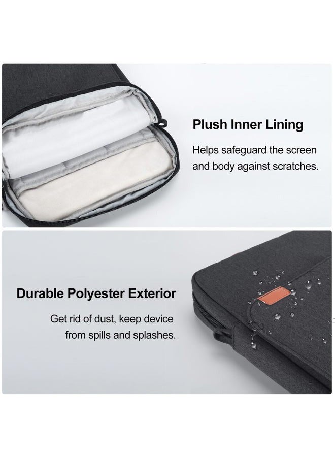 CASEDAO 12.9-14 Inch Tablet Sleeve Case for 14.6" Samsung Galaxy Tab S11 S10 S9 S8 Ultra, iPad Pro 13" 12.9"/Air M2 M3/MacBook Air 13"/MacBook Pro 14" M5 M4 M3 Shoulder Bag,Surface Pro 11-9 Carrying Bag-Grey - Image 3