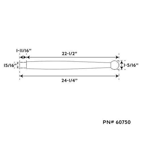 Whitecap Teak Whitecap Industries 60750 24" Teak Ensign Staffs - Image 2