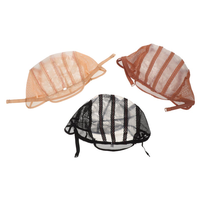 3pcs Wig Net Cap Cosplay - Elastic Mesh Dome Cap - Hair Accessories For Women - Comfortable And Breathable Hairnet For Dress-Up Reusable - Image 4