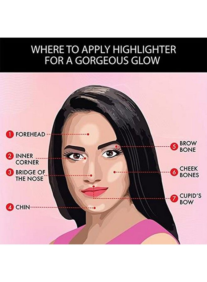Iba لا غنى عنه من Getsetglow Metalic Highlighter 8G L لمكياج الوجه؛ خفيف الوزن وسهل الدمج ويدوم طويلاً؛ لجميع ألوان البشرة؛ طبيعي 100% نباتي وخالٍ من القسوة على الحيوانات L 8G - Image 4