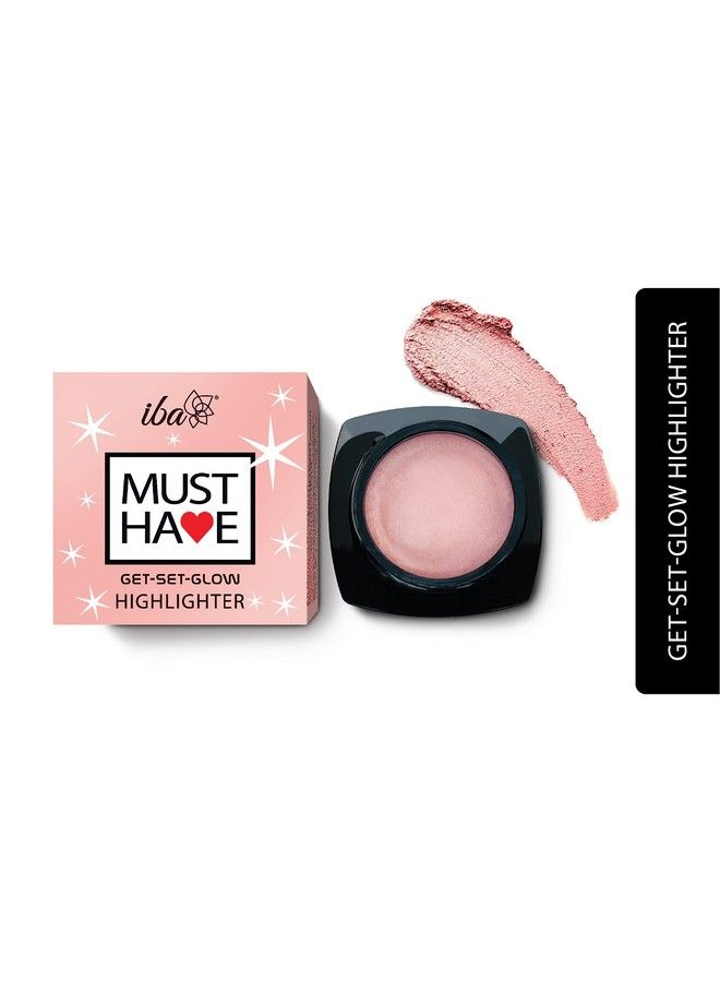 Iba لا غنى عنه من Getsetglow Metalic Highlighter 8G L لمكياج الوجه؛ خفيف الوزن وسهل الدمج ويدوم طويلاً؛ لجميع ألوان البشرة؛ طبيعي 100% نباتي وخالٍ من القسوة على الحيوانات L 8G - Image 1