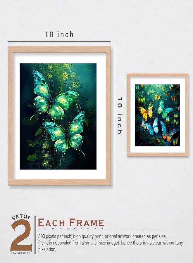 ARTELLY Framed Painting For Wall Decoration - Big Size Wall Painting Frames For Living Room Bedroom Home Office Decor Items (Set of 4) (Medium, Modern Art 7) - Image 3