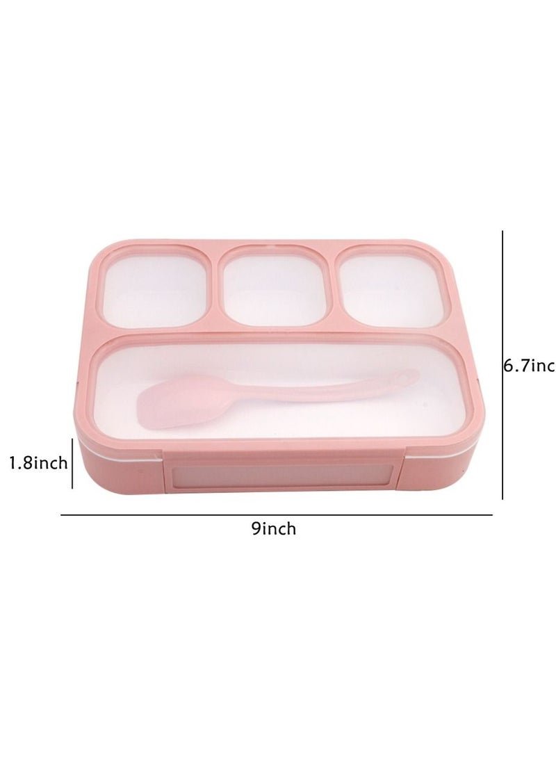 Y&D Lunch Box for Kids Adults School Container Multi Compartment Bento 4 Snack  - Image 5