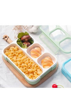 Y&D Lunch Box for Kids Adults School Container Multi Compartment Bento 4 Snack  - Image 2