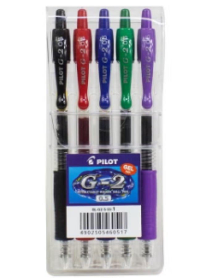 بايلوت قلم بايلوت جي تو (0.5) طقم 5 قلم