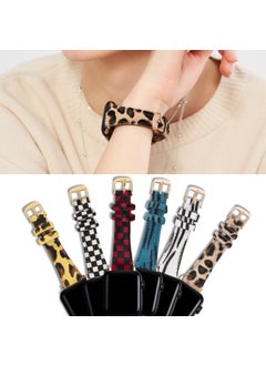 Vagave Apple Watch Compatible Women's Leather Band 38mm 40mm 41mm Series 4 5 6 7 8 9 Se 10 Leopard Patterned Leather Band for Women Special Gift for Mother Girlfriend Valentine's Day Mother's Day Gift  - Image 3