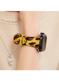 Vagave Apple Watch Compatible Women's Leather Band 38mm 40mm 41mm Series 4 5 6 7 8 9 Se 10 Leopard Patterned Leather Band for Women Special Gift for Mother Girlfriend Valentine's Day Mother's Day Gift  - Image 1