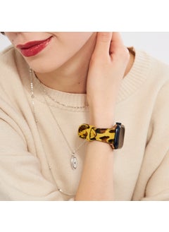 Vagave Apple Watch Compatible Women's Leather Band 38mm 40mm 41mm Series 4 5 6 7 8 9 Se 10 Leopard Patterned Leather Band for Women Special Gift for Mother Girlfriend Valentine's Day Mother's Day Gift  - Image 5