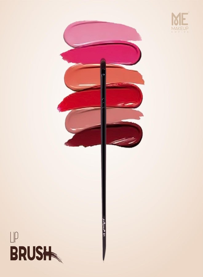 JUST GOLD Justgold Professional Lip Filler Makeup Brush with Wooden Handle #81 - Image 4