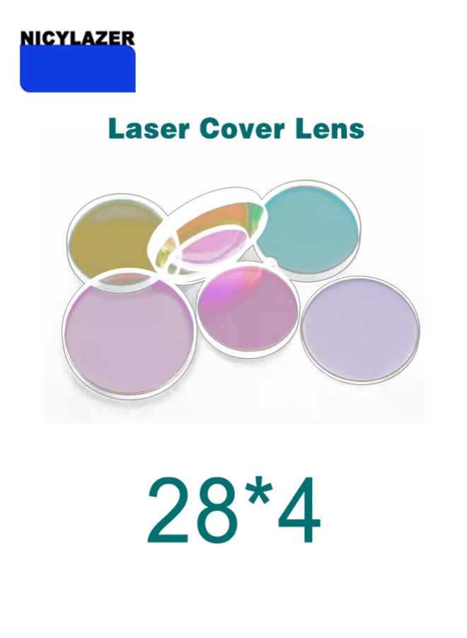 28x4mm Laser Protective Lens - Precise Fit, High Temperature & Spatter Resistant - Image 1