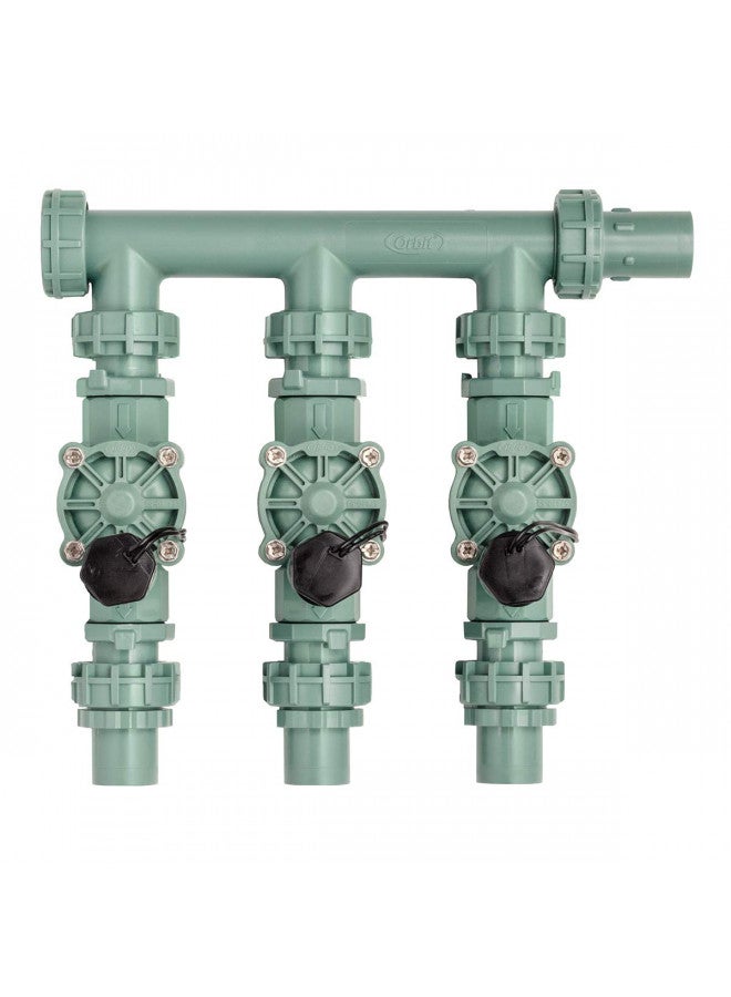 Orbit 57253 3-Valve Heavy Duty Preassembled Manifold - Image 2
