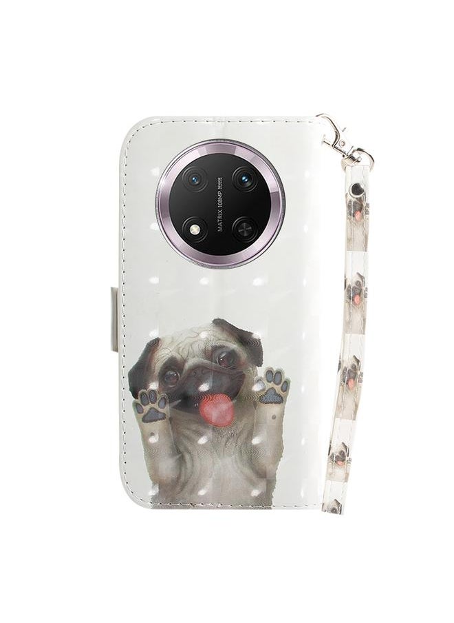 Zaboon Case For Honor X9c 3D Colored Horizontal Flip Leather Phone Case  - Image 3