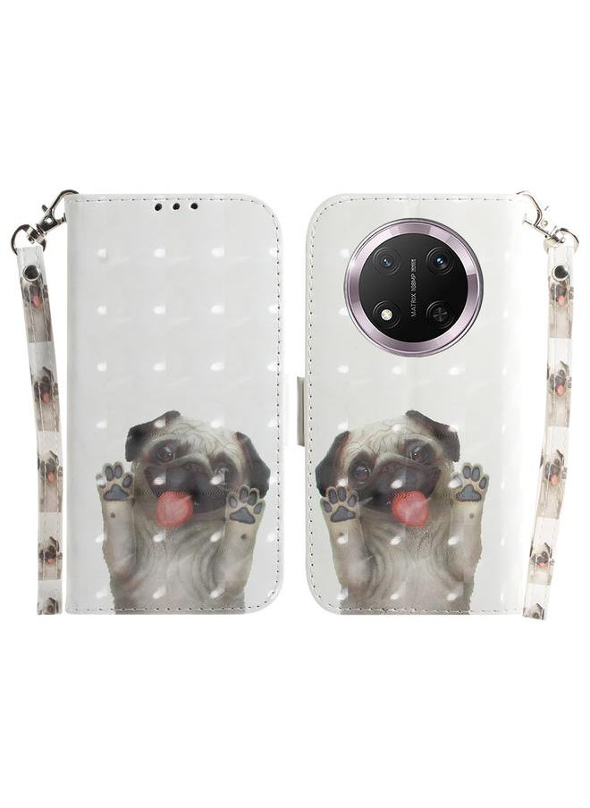 Zaboon Case For Honor X9c 3D Colored Horizontal Flip Leather Phone Case  - Image 1