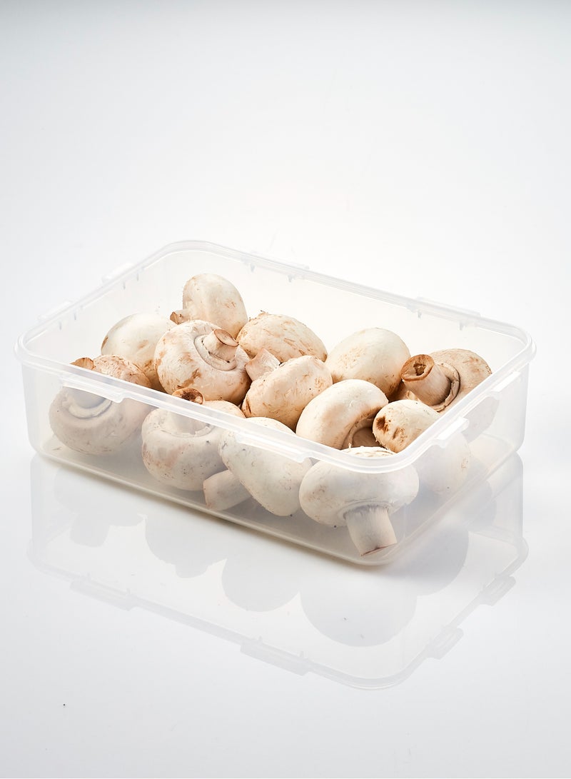 لوك آند لوك علبة تخزين طعام مستطيلة محكمة الغلق سعة 550 مل من لوك لوك - خالية من مادة BPA، آمنة للاستخدام في الميكروويف والفريزر وغسالة الأطباق - Image 3