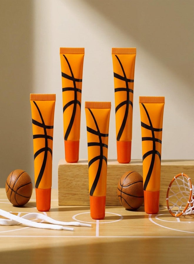 Swiffen 36 Pcs Basketball Party Favors Team Gifts Basketball Lip Balm Bulk 0.35 oz Vanilla Flavored Moisturizing Lip Sports Gift for Team Teen Adults Birthday Party Game Supplies - Image 1