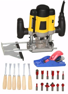 Digital Craft Digital Craft Electric Multifunction Woodworking Carving Machine Trimming Machine Slotting Machine Furniture Processing Tools Electric Router Machine kit5Inch Hand Planer6Pc Wood Carving Set  - Image 1