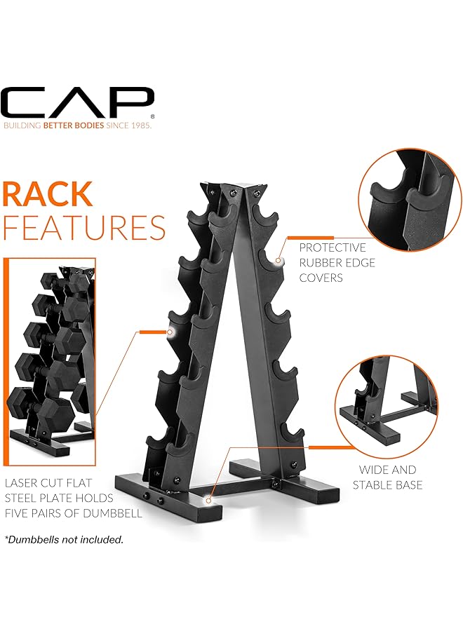 CAP Barbell A Frame Dumbbell Weight Rack Color Series - Image 4