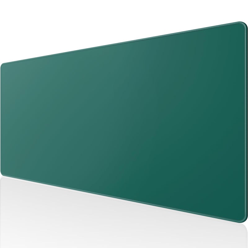 KTRIO Large Gaming Mouse Pad Desk Mat Superior MicroWeave Cloth NonSlip Rubber Base Stitched Edges WaterResistant for Gamer Office Home 315 x 157 InchForest Green - Image 2