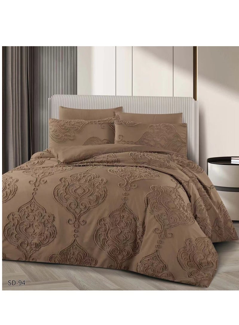 Comforter set Bedding Set Luxury Cotton with fixed duvet and  Pillow Cover Bed Linen Sheet bedsheet