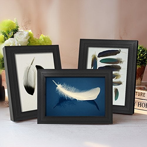 Giftgarden 4x6 Picture Frame Black 4 x 6 Photo Frames Bulk for Wall or Tabletop, Set of 12 - Image 2