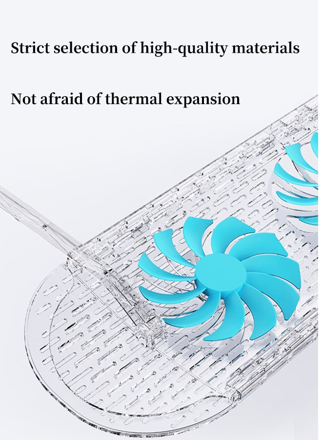 Arabest Adjustable Air Conditioning Panel,Easy to Install,Transparent Deflector to Prevent Direct Blowing,Multi-hole Setting to Prevent Condensate from Falling Low(White) - Image 5