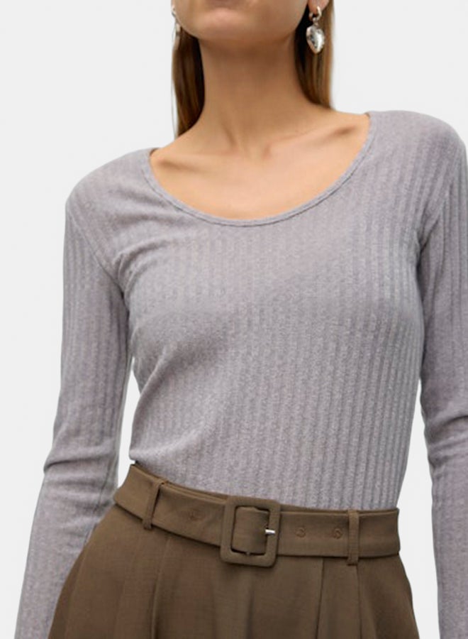 VERO MODA VERO MODA Womens Britt Longsleeve 2-Way Top Juniors  - Image 4