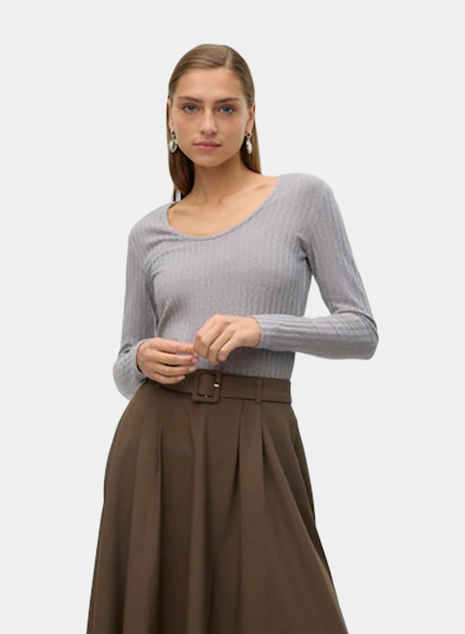 VERO MODA VERO MODA Womens Britt Longsleeve 2-Way Top Juniors  - Image 2