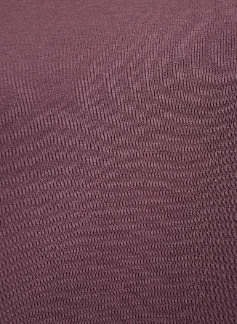 MAVI Crew Neck Brown Basic Sweatshirt