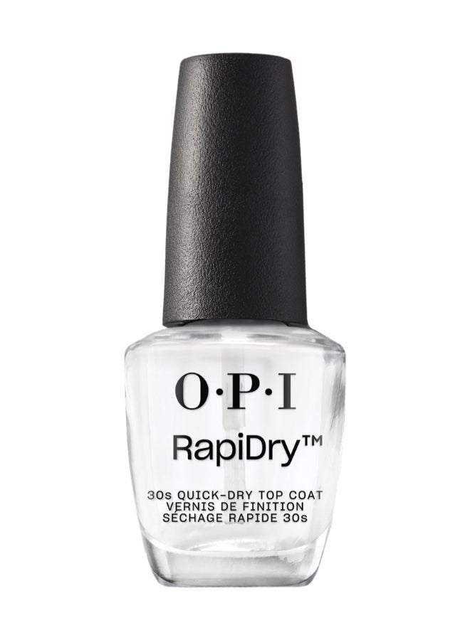 OPI Classic Nail Lacquer - Rapidry Top Coat, Clear, 15Ml - Image 1
