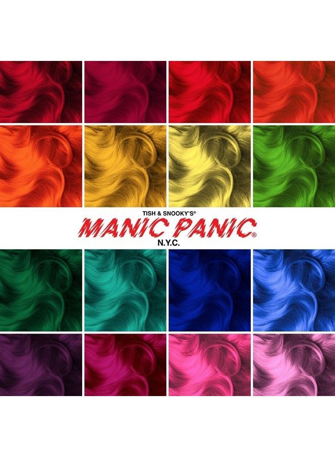 Manic Panic Wildfire Red Hair Dye – Classic High Voltage - Semi Permanent Hair Color - Reddish Orange Shade - Glows in Blacklight - For Dark & Light Hair – Vegan, PPD & Ammonia Free - Hair Coloring - Image 2