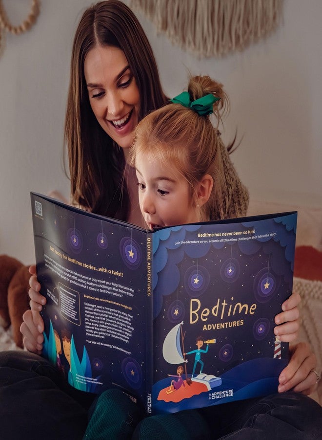 The Adventure Challenge مغامرات ما قبل النوم من سلسلة "تحديات المغامرات"، تتضمن 12 تحديًا مثيرًا قبل النوم، وكتاب قصص ما قبل النوم للأطفال الصغار، وكتاب شيق للآباء والأطفال. - Image 5