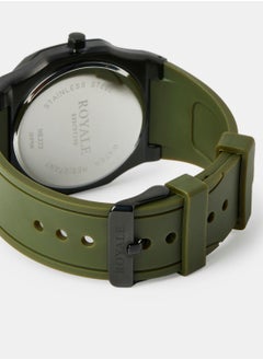 Royale Mega Round Shape Analog Wrist Watch RE222/11 - 40mm - Green  - Image 4