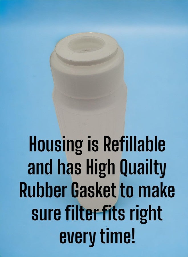 CFS - خرطوشة راتنج بديلة من نوع Mix-Bed DI متوافقة مع طُرز إزالة الأيونات بالتناضح العكسي (RODI) للحياة المائية - خرطوشة بديلة لنظام RO/DI - خرطوشة راتنج مقاس 10 بوصات (عبوة من 3 قطع) - Image 3