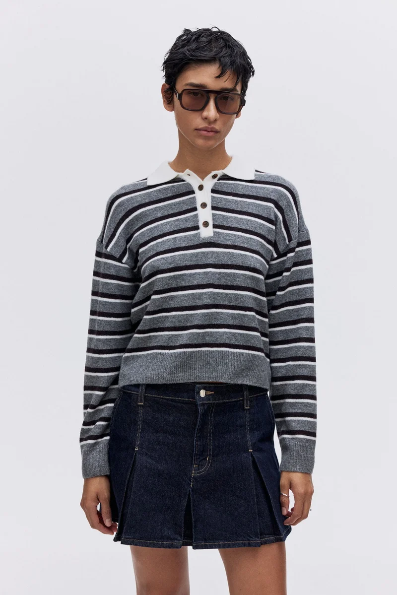 H&M Oversized polo jumper