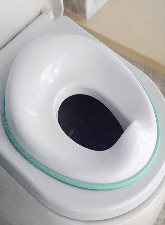 VMITRA Pack of 1 Portable Baby Potty Training Seat for Boys & Girls Toilet Seat for Kids 0 to 5 years Child Toddler Fits Round & Oval Toilets Non-Slip with Splash Guard Free Storage Hook (Multicolor) - Image 1