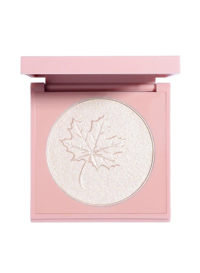 Serseul Highlighter Makeup Palette Highlighter Powder Glossy Glitter Highlight Makeup Palette come with mirror -Whtie Champagne - Image 2