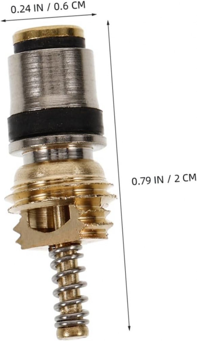 Operitacx 10pcs Valve Core for Air Conditioner Stem Core High and Low Pressure Automotive Ac System Repair Kit R134a Compatible - Image 2