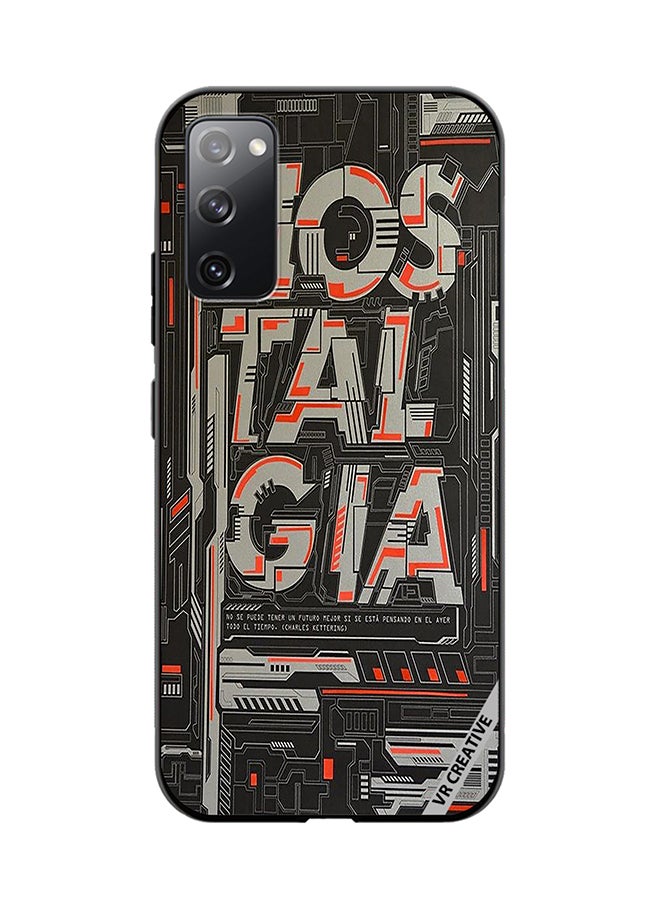 VR CREATIVE Protective Case Cover For Samsung Galaxy S20 FE 5G Nostalgia Design Multicolour - Image 1