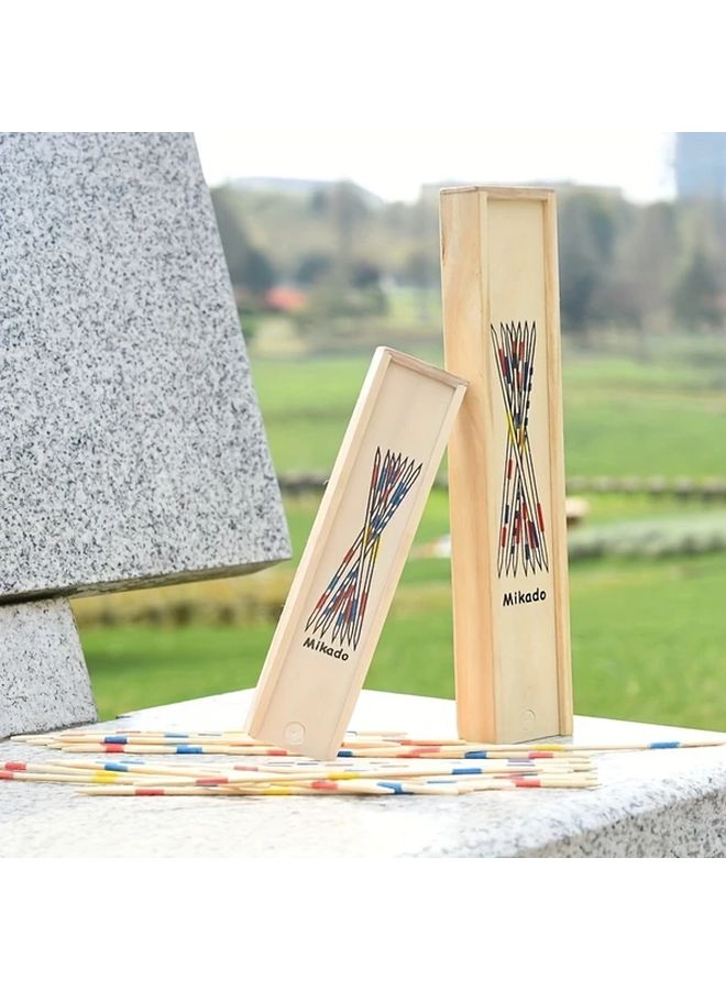Colorful Wooden Game Sticks Set Creative Educational Toy For Youngsters Family Fun Interactive Learning - Image 5