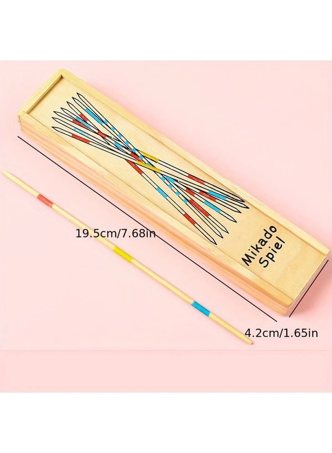 Colorful Wooden Game Sticks Set Creative Educational Toy For Youngsters Family Fun Interactive Learning - Image 3