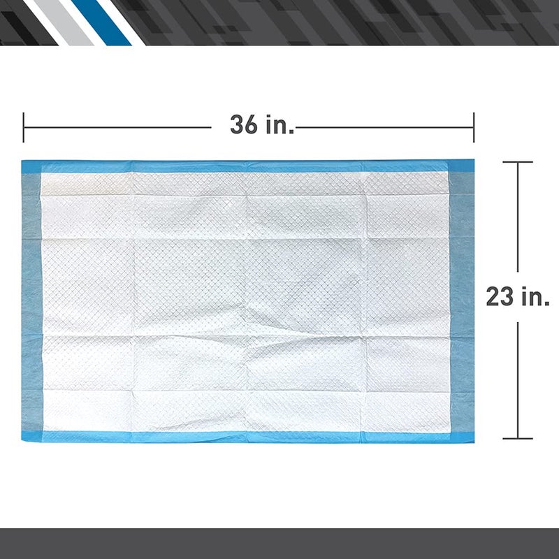 BodyMed Disposable Chucks Incontinence Underpads, 23 in. x 36 in., 150 Pads, Standard Absorbency â€“ Discreet, Breathable, and Lightweight â€“ Ideal for Adults, Kids, Elderly, and Pets - Image 3